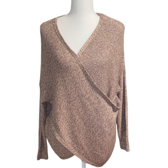 Design Lab Lord & Taylor Criss Cross Surplice Knit Sweater Size XS - Picture 1 of 5